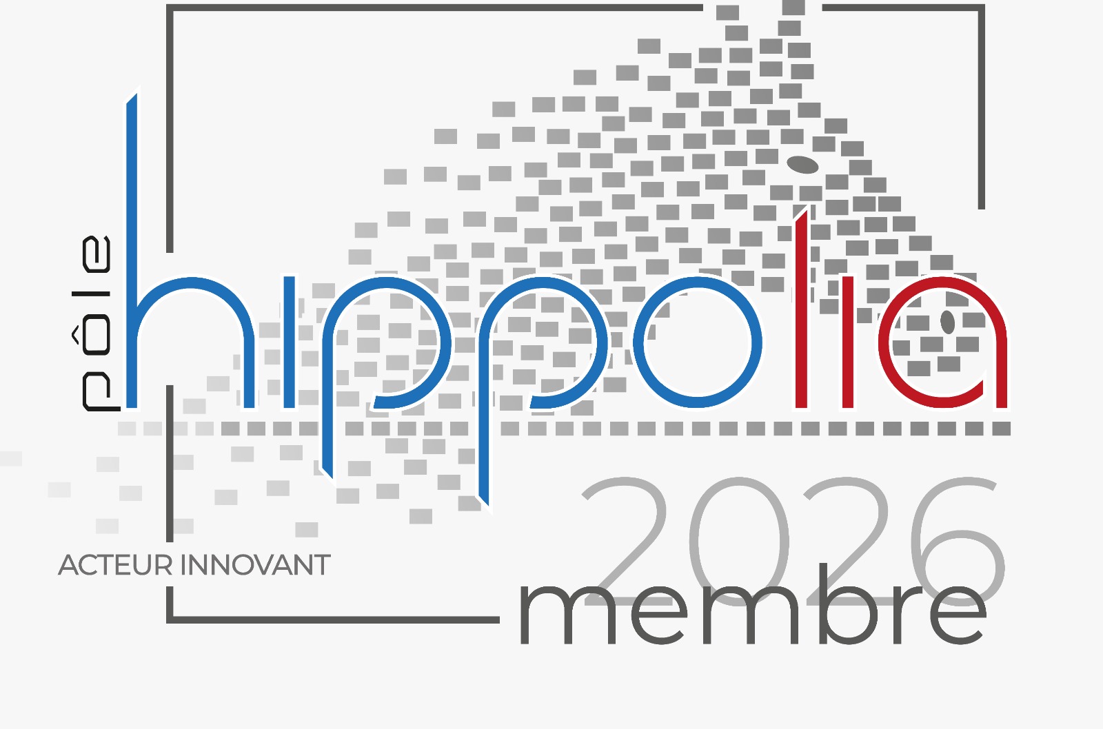 Logo officiel du Pôle Hippolia, acteur innovant de la filière équine, dont Equispot est membre en 2026.